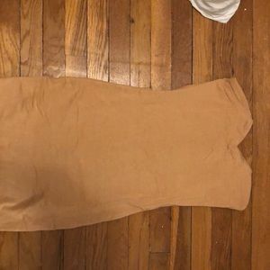 Oh Polly Tan MIDI Dress